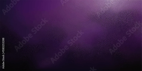 Purple grunge textured background with vintage fabric and painted surface design