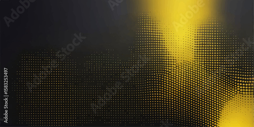 Abstract gold textured vector background with mosaic pattern and digital design elements