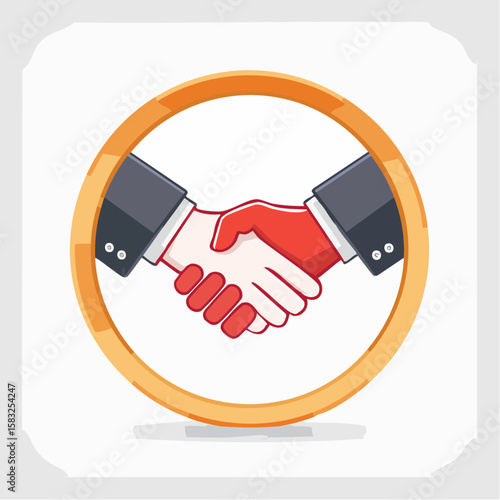 Handshake icon symbolizing agreement