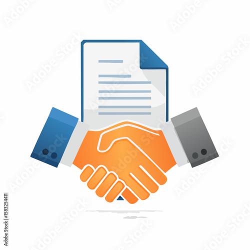 Handshake icon symbolizing agreement