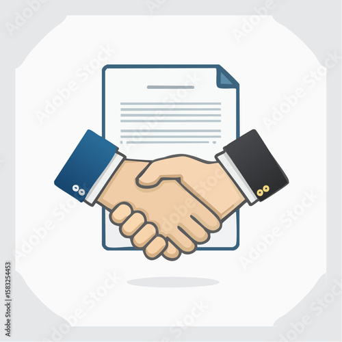 Handshake icon symbolizing agreement