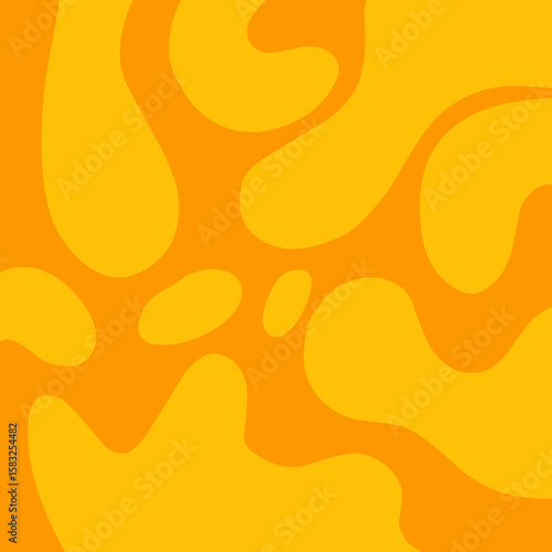 abstract background with orange flames. Lava slime blob. Melted cheese slime blob wallpaper seamless	
