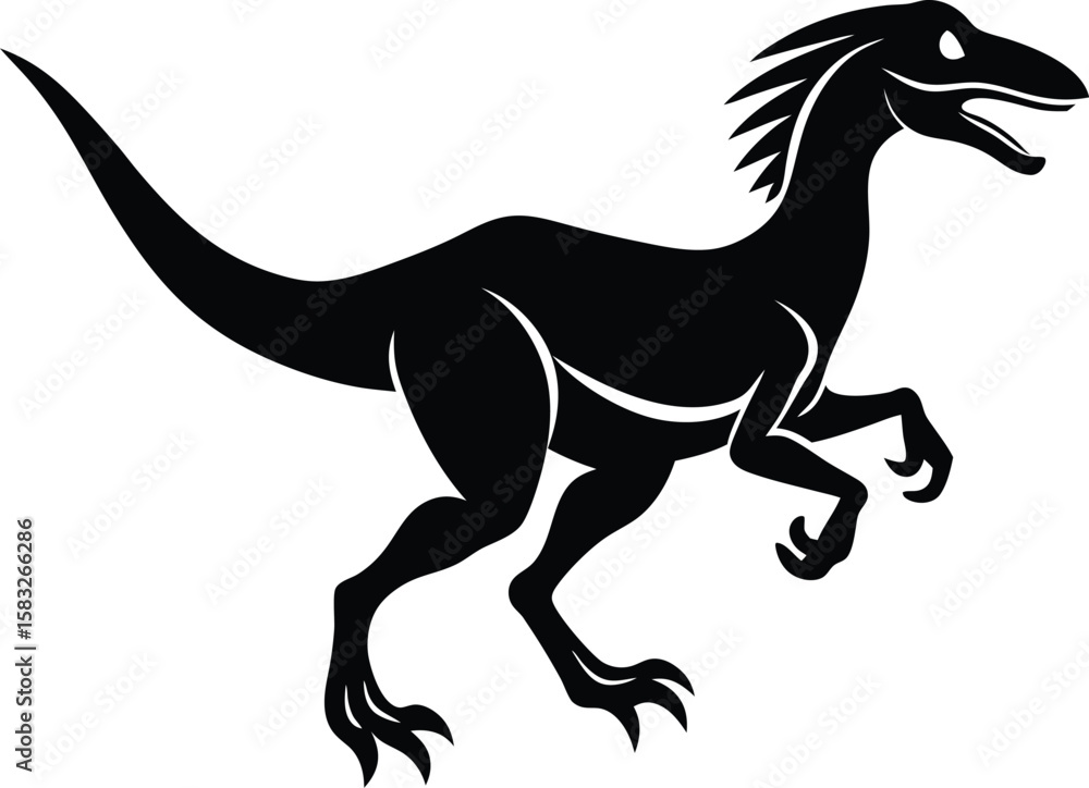 Fototapeta premium vector illustration of a dinosaur