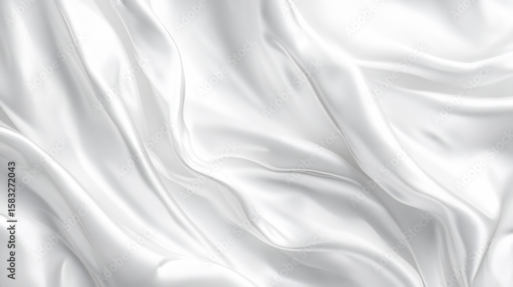 Obraz premium White abstract holographic background. Holograph color texture with foil effect. Halographic iridescent backdrop. Pearlescent gradient for design