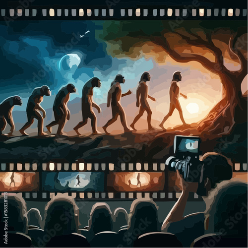 
alternative digital art showing the evolution of humanity 60