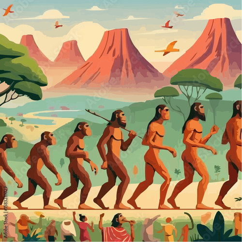 
alternative digital art showing the evolution of humanity 57