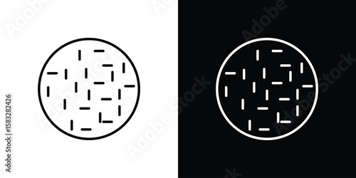 Anti skid feet icon line for web, mobile and infographics.