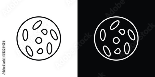 Thalassaemia icon line for web, mobile and infographics.