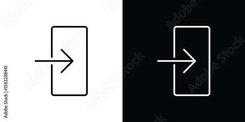 Inside icon line for web, mobile and infographics.