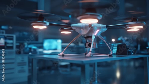 Drone Technology Innovation Modern Flight Surveillance Remote Control