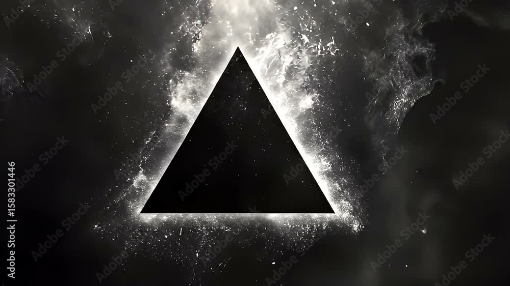 Geometric triangle shape design