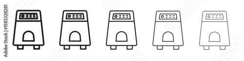 Air purifier icon vector Art line Illustrations collection