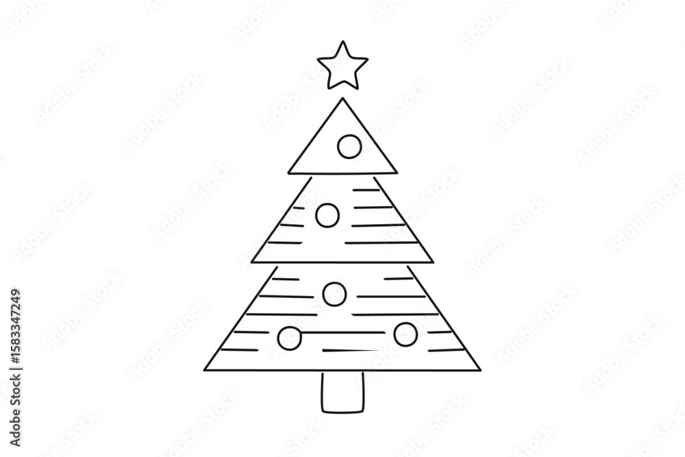 Fototapeta premium Christmas Tree