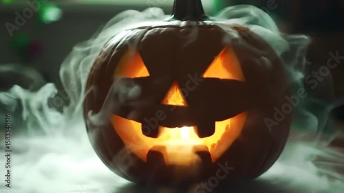 Wallpaper Mural Smoky Jack-o'-Lantern Torontodigital.ca