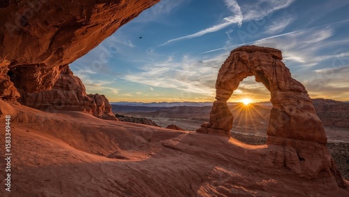 Impressive Stone Arch in a Remote National Park