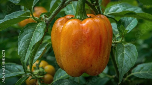 Wallpaper Mural Close-up of Multicolored Chili Pepper Plant Variety with Small Fruits Torontodigital.ca