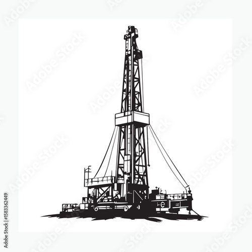 oil drilling rig