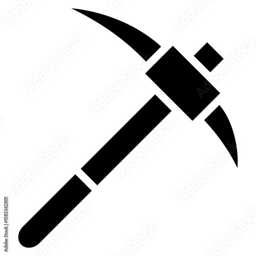 Pickaxe  Icon Element For Design