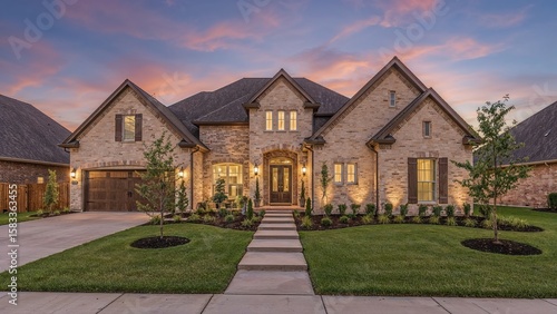 New construction home situated in the south