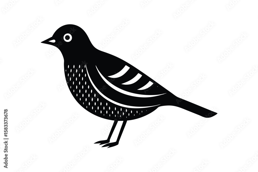 Flat vector bird with subtle pattern backdrop simple avian vector art illustration Flat vector bird with subtle pattern backdrop simple avian vector art illustration