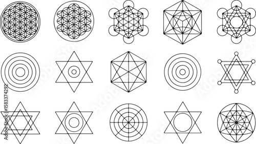 Sacred geometry symbols geometric patterns and sacred shapes spiritual symbols spiritual art