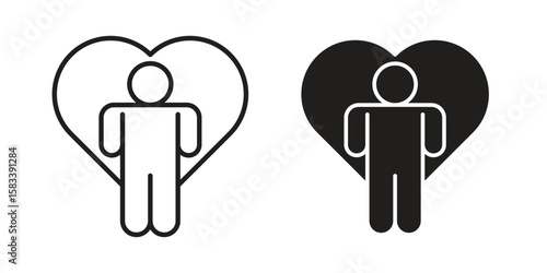 Wellness icon vector illustration. Flat design. Graphic design vector symbols.