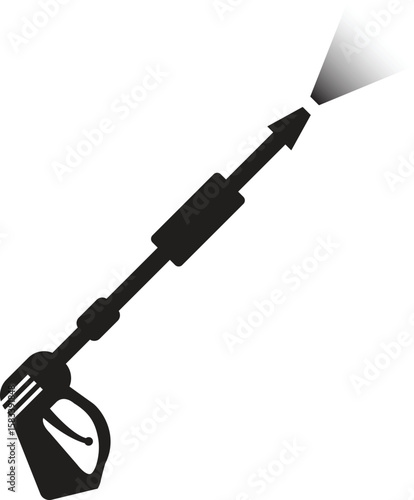 Pressure washer gun logo template