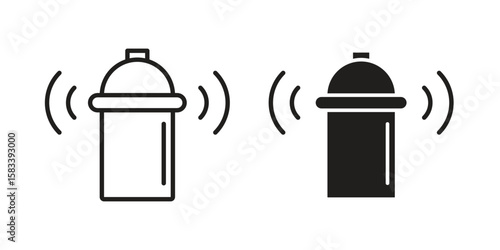 Shaker icon vector illustration. Flat design. Graphic design vector symbols.