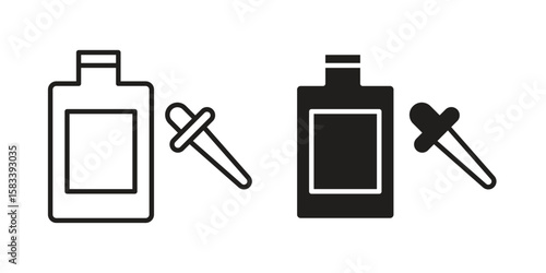 Serum icon vector illustration. Flat design. Graphic design vector symbols.