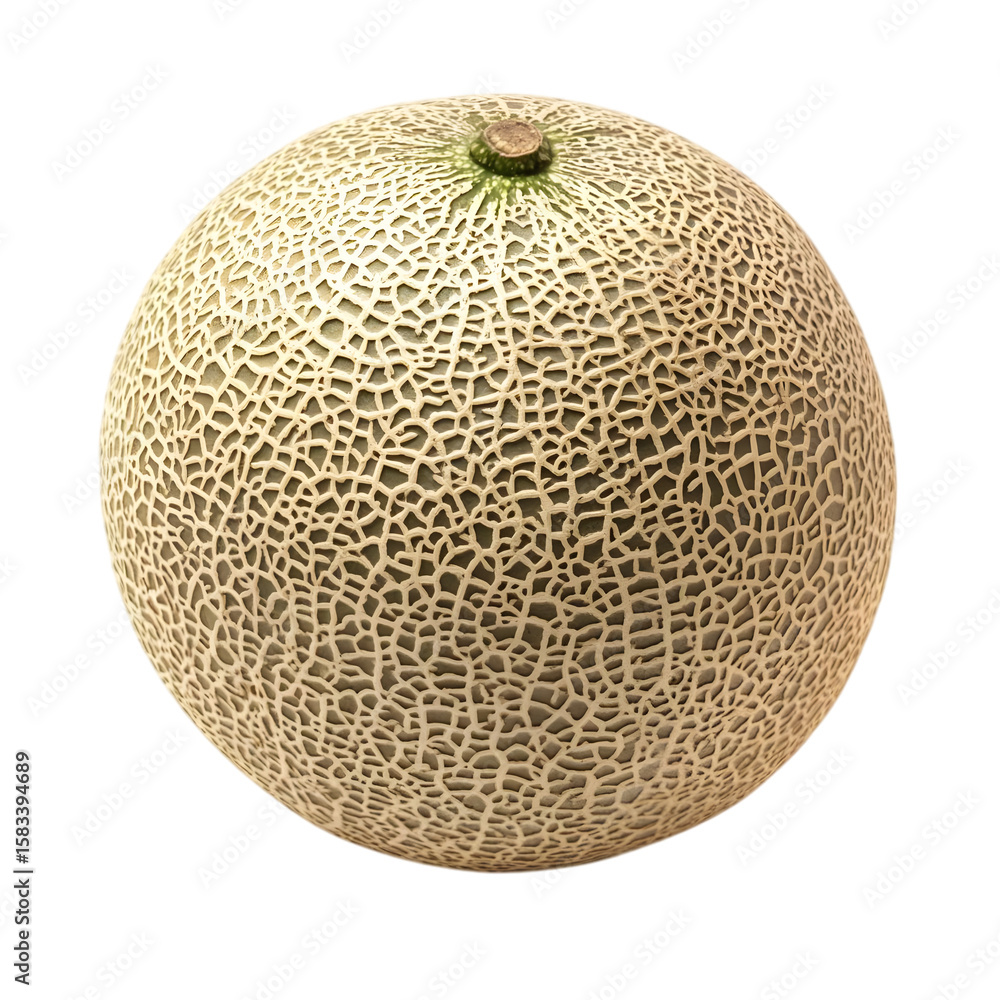 Cantaloupe isolated on transparent background Cantaloupe isolated on transparent background