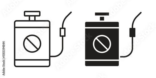 Pesticide icon vector illustration. Flat design. Graphic design vector symbols.
