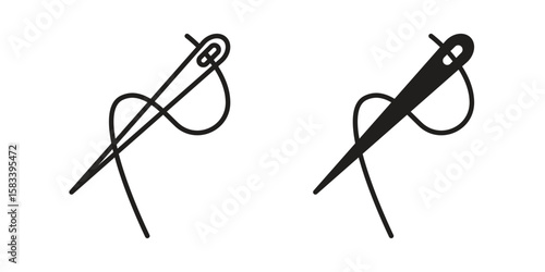 Needle icon vector illustration. Flat design. Graphic design vector symbols.