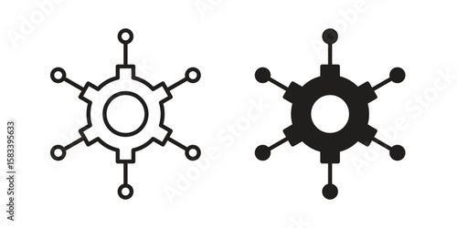 Multi channel icon vector illustration. Flat design. Graphic design vector symbols.