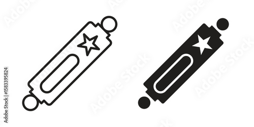 Mezuzah icon vector illustration. Flat design. Graphic design vector symbols.