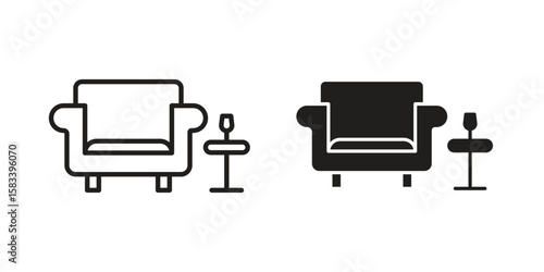 Lounge icon vector illustration. Flat design. Graphic design vector symbols.