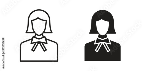 Lawyer icon vector illustration. Flat design. Graphic design vector symbols.