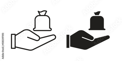 Inheritance law icon vector illustration. Flat design. Graphic design vector symbols.