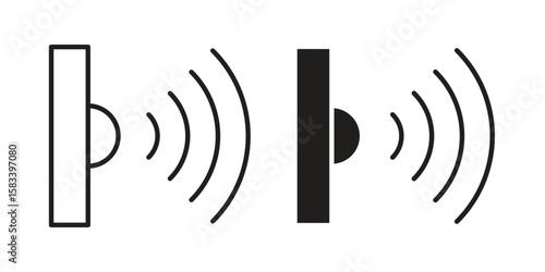 Infrared icon vector illustration. Flat design. Graphic design vector symbols.