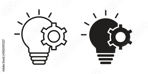 Implementation icon vector illustration. Flat design. Graphic design vector symbols.