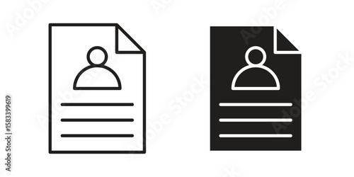 Curriculum icon vector illustration. Flat design. Graphic design vector symbols.