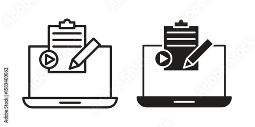 Content marketing icon vector illustration. Flat design. Graphic design vector symbols.