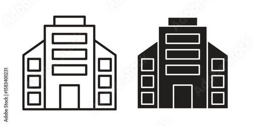 Company icon vector illustration. Flat design. Graphic design vector symbols.