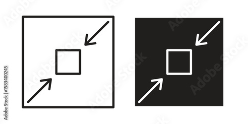 Compact size icon vector illustration. Flat design. Graphic design vector symbols.