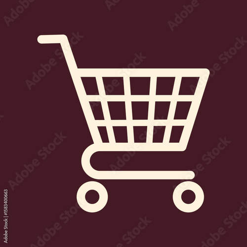Trolley thin line trendy vector art design knockout amazing colorful useful illustration