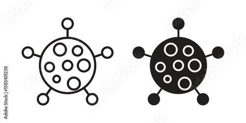 Cancer icon vector illustration. Flat design. Graphic design vector symbols.