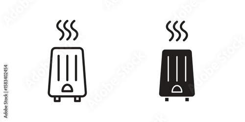 Air purifier icon vector illustration. Flat design. Graphic design vector symbols.