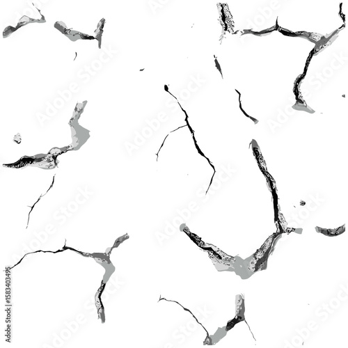 Dried mud texture engraving, hand-drawn cracked surface sketch, vintage drought detail, antique earth pattern, retro texture background, environmental design, vector illustration.