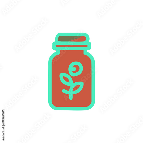 Herbal medicine jar: natural remedies and alternative healthcare