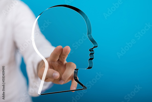 Abstract image of a person ...