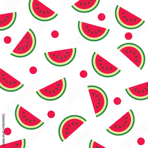 watermelon clipart on white background